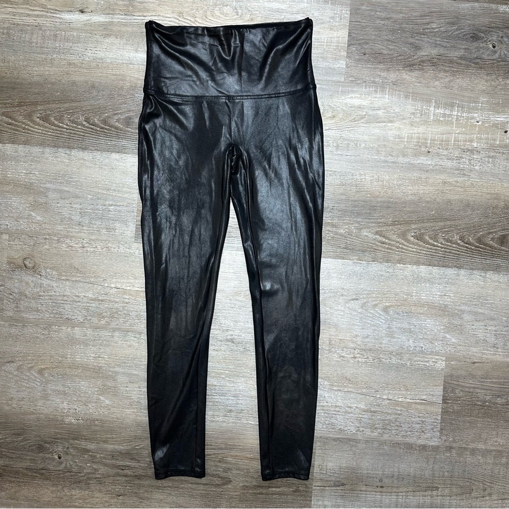 Spanx 2437 Faux Leather Leggings XL - Picture 5 of 9